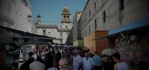 Mercado dos Xoves. Celanova. Imaxe La Region