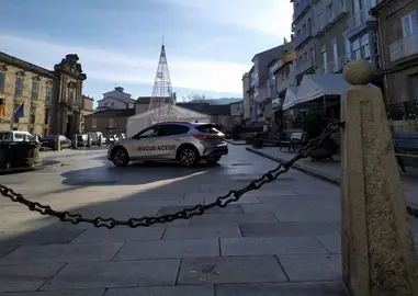 Praza Maior Celanova. ocupaci&oacute;n espzao p&uacute;blico. Nadal 2019