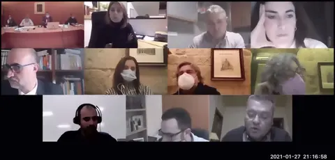 pleno Orzamentos pleno clandestino. Xaneiro 2021