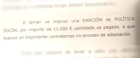 Anotaci&oacute;n na p&aacute;xina 5 do documento rexistrado no Concello de Celanova polo Padroado da Residencia San Carlos o 11.11.2020 para solicitar subvenci&oacute;n municipal.