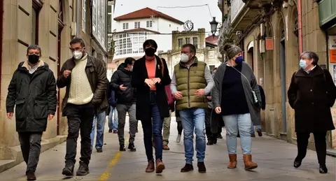 Ana Pont&oacute;n con cargos da organizaci&oacute;n en Celanova o pasado 10 de febreiro (2)