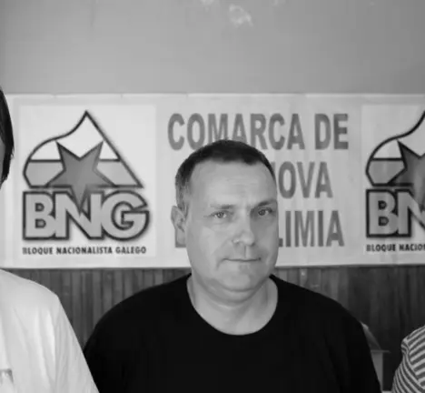 Jos&eacute; Antonio P&eacute;rez Valado (alcalde de Verea), Manuel Ferro (responsable comarcal do BNG) e Leopoldo Rodr&iacute;guez (concelleiro do BNG en Celanova). @BNGCelanova
