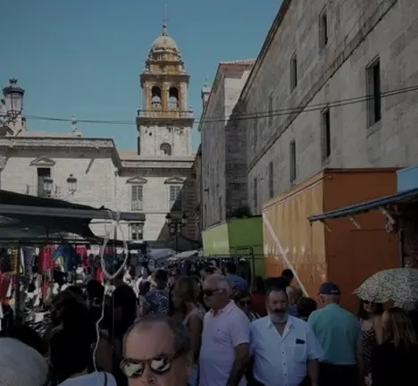 Mercado dos Xoves. Celanova. Imaxe La Region