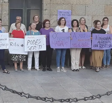 Concentraci&oacute;n en Celanova este ver&aacute;n tras varios episodios de violencia machista no Estado
