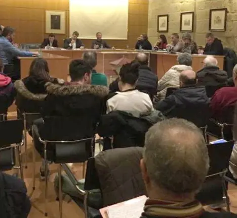 Pleno do 27 de novembro en Celanova. 2019. Foto LaVoz