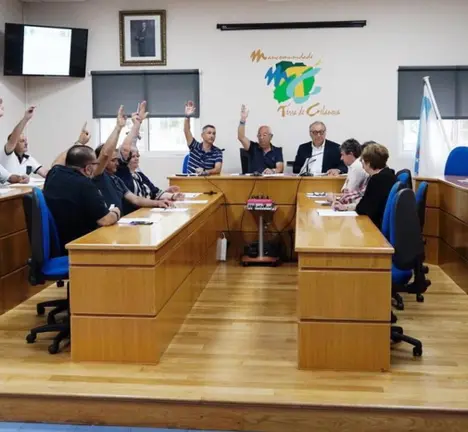 Imaxe dun pleno da Mancomunidade. Fotograf&iacute;a: LaVoz