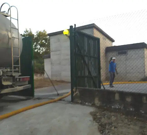 Descarga de auga no dep&oacute;sito de Pereira en presenza da alcaldesa o martes 8 de agosto (1)