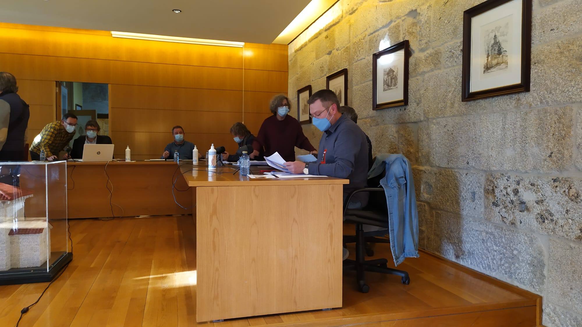 Leopoldo Rodriguez concelleiro BNG Celanova durante o pleno