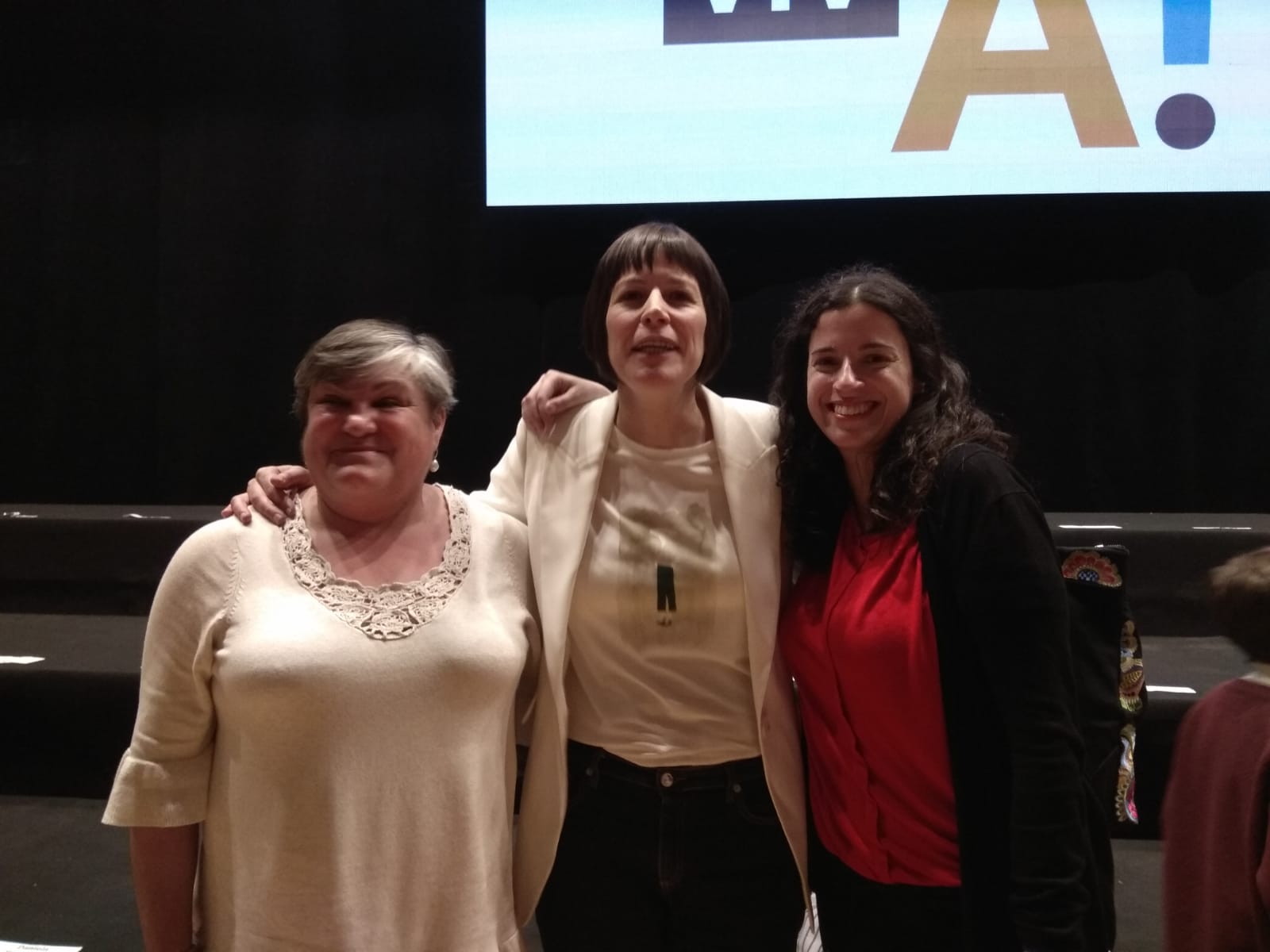 Con Ana Pontón e Noa Presas no arranque da campaña das galegas 2020 en Compostela